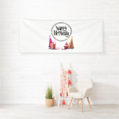 Happy Birthday Party 4x10 Vinyl Banner vertaalt na (Insitu)