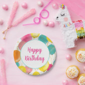 Happy Birthday Party Balloons Bord (Feest)