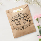  Happy Birthday Party Bedankzakje (Gezegeld)