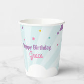 Happy Birthday Party Cup met ballonnen Papieren Bekers (Links)