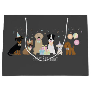 Happy Birthday Party-honden Groot Cadeauzakje