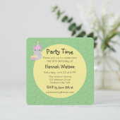 Happy Birthday Party Mouse Kaart (Staand voorkant)