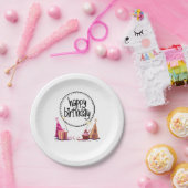 Happy Birthday Party Paper-Borden Papieren Bordje (Feest)
