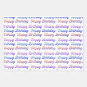 Happy Birthday Pattern Inpakpapier Vel (Voorkant 3)