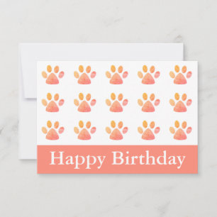 Happy Birthday Pawprint
