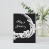 Happy Birthday Pearl Briefkaart (Staand voorkant)