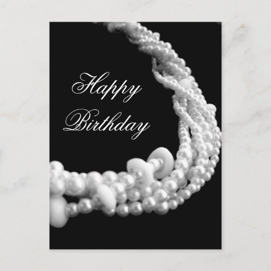 Happy Birthday Pearl Briefkaart (Voorkant)