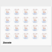 Happy Birthday Personalized Sticker (Feuille)