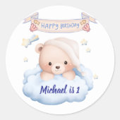 Happy Birthday Personalized Sticker (Devant)