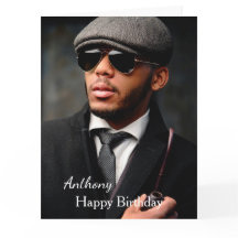 Happy Birthday Photo Custom Kaart