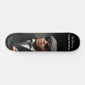 Happy Birthday Photo Custom Skateboard (Horizontaal)