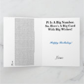 Happy Birthday Pi Kaart (Binnen)