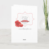 {Happy Birthday} Pie Kaart (Achterkant)