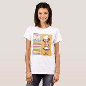 Happy Birthday Pie Womens T-Shirt (Voorkant volledig)