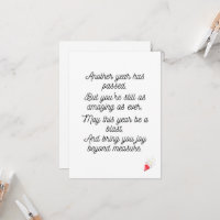 Happy Birthday Poem Kaart