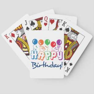 Happy Birthday Pokerkaarten