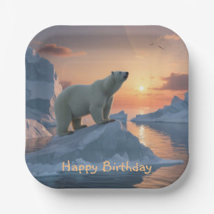Happy Birthday Polar Beer Papieren Bordje
