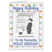 Happy Birthday Police sergeant (Voorkant)