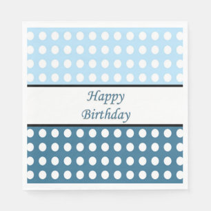 Happy Birthday Polka Dot Servet