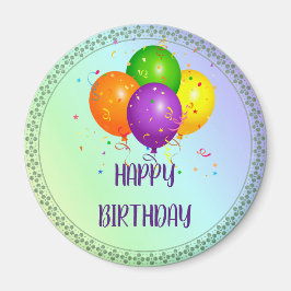 Happy Birthday, populair design, Magneet
