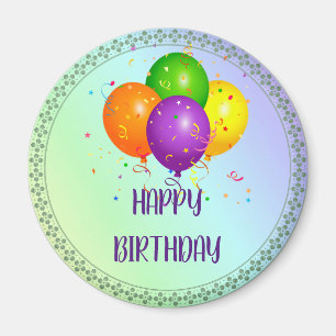 Happy Birthday, populair design, Magneet