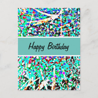 Happy Birthday Post Card Briefkaart