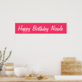Happy Birthday Poster (Keuken)
