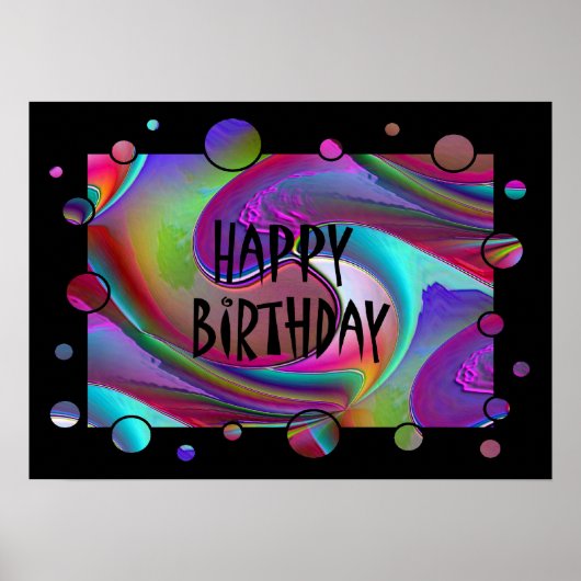 Happy Birthday Poster (Voorkant)