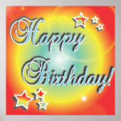 Happy Birthday Poster (Voorkant)