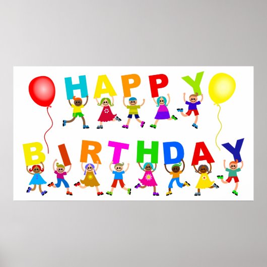 Happy Birthday Poster (Voorkant)