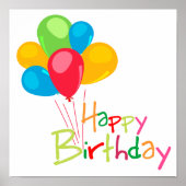 Happy Birthday Poster (Voorkant)