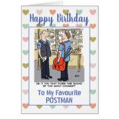 Happy Birthday Postman (Voorkant)