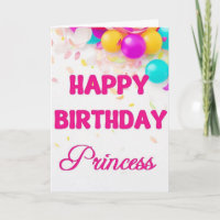 Happy Birthday Princess Kaart