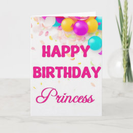 Happy Birthday Princess Kaart