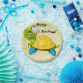 Happy Birthday Pull Speelgoed Turtle Paper Bord (Feest)