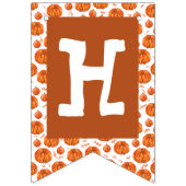 Happy Birthday Pumpkin Party Banner (Tweede vlag)