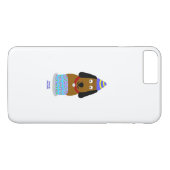 Happy Birthday Pup Apple iPhone 8/7 Plus Coque (Dos (Horizontal))