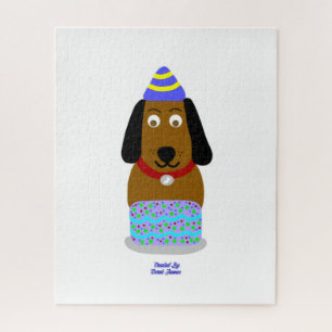 Happy Birthday Pup Puzzel (40.64 cm x 50.8 cm)