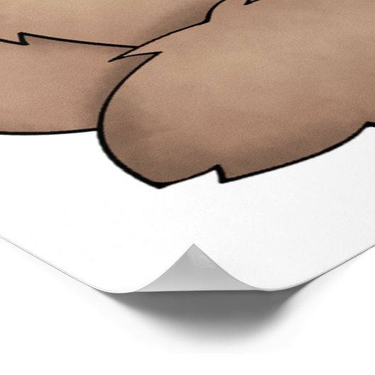 Happy Birthday Puppy Poster (Hoek)