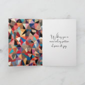 Happy Birthday Quilt Pattern met Needle Kaart (Binnen)