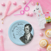 Happy Birthday Rabbie - Robert Burns Small 7" Papieren Bordje (Feest)