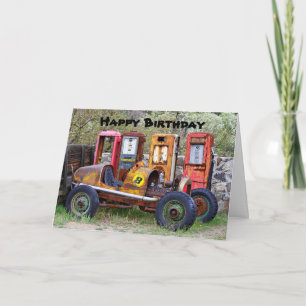 Happy Birthday Race Auto Humor Kaart