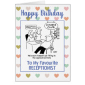 Happy Birthday Receptionist (Voorkant)
