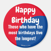 Happy Birthday Refrigerator Magnet (Devant)