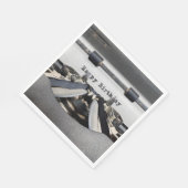 Happy Birthday Retro Typewriter Servet (Hoek)
