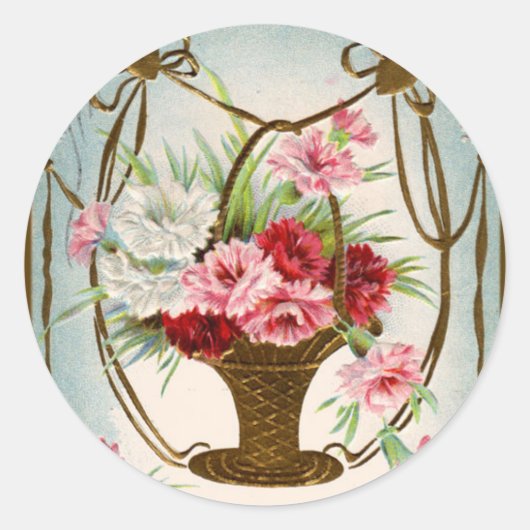 Happy Birthday Ronde Sticker (Voorkant)