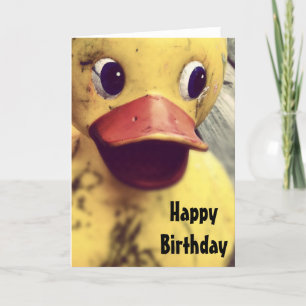 Happy Birthday Rubber Ducky Kaart