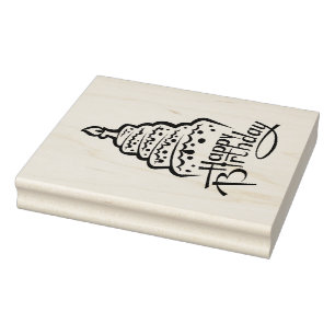 Happy Birthday Rubberstempel