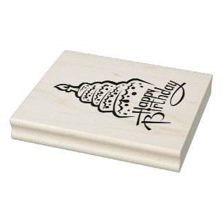 Happy Birthday Rubberstempel