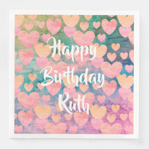 Happy Birthday #Ruth party inapkins van DAL Servet